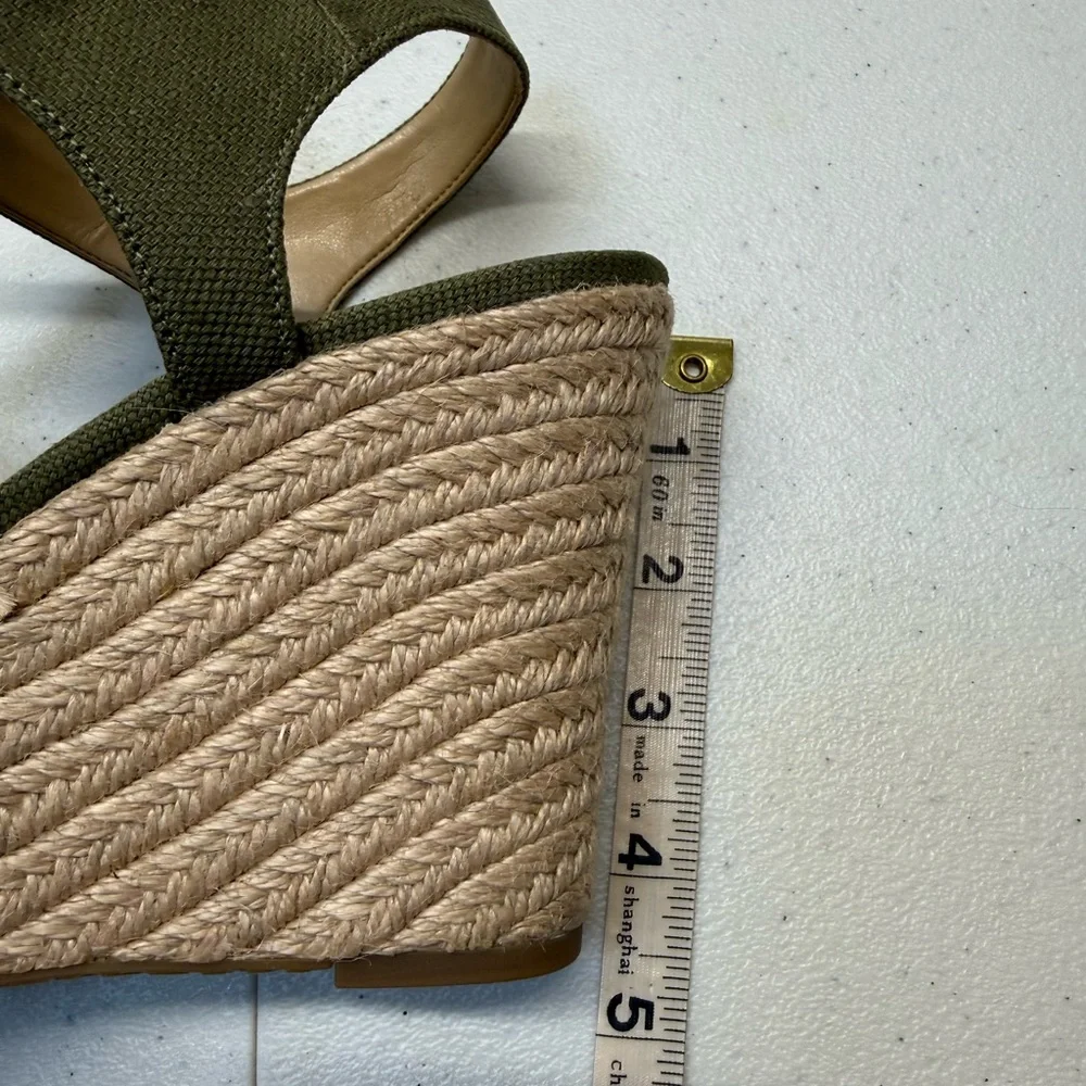Coastal Chic Michael Kors Berkley Rope Wedge Sandals Natural Fiber Platform BOHO